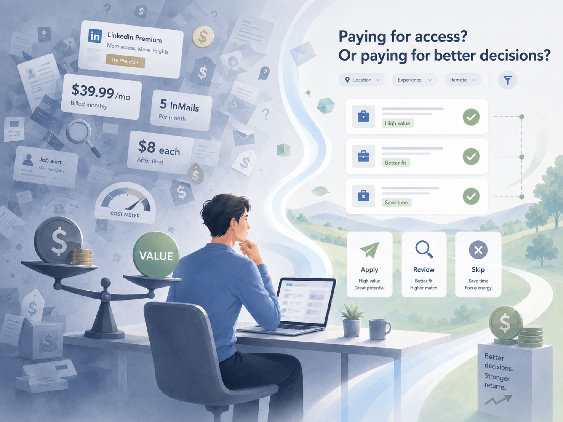 Is LinkedIn Premium Worth It for Job Hunters? lead image.